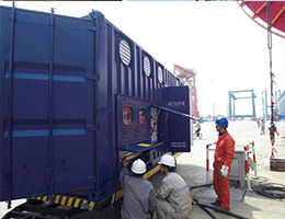 1000KVA  AC Power Supply At One Dock In Tianjin China